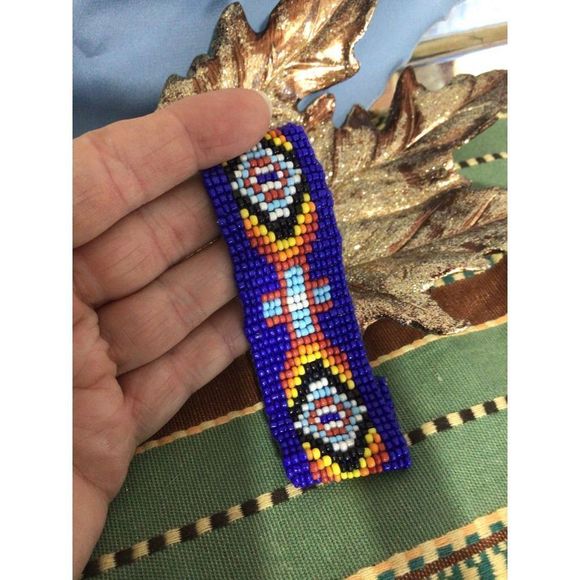 Mexical Boutique Jewelry - NWT Beautiful Beaded Bracelet Aztec Beaded One Size Adjustable